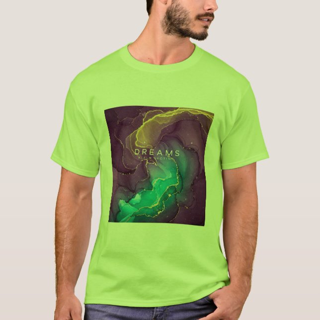 "Dreams Await Realisation" t-shirt lagzary design (Front)