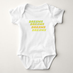Dreams Baby White  Bodysuit