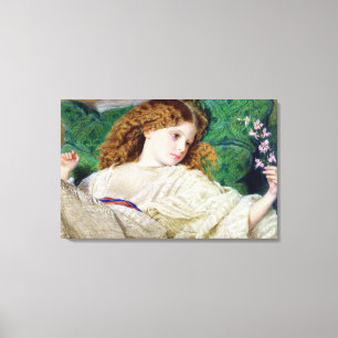 Dreams, c.1861 (w/c, bodycolour and gum over graph canvas print