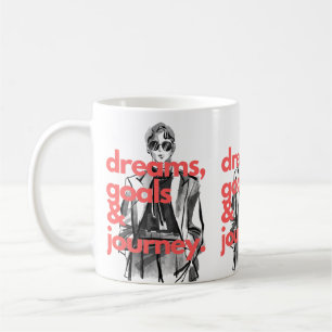 Dreams Goals And Journey Mug