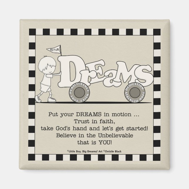 Dreams in Motion Magnet (Front)