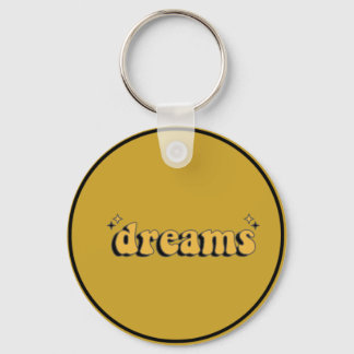 "Dreams in Your Pocket: Encouragement Keychain" Key Ring