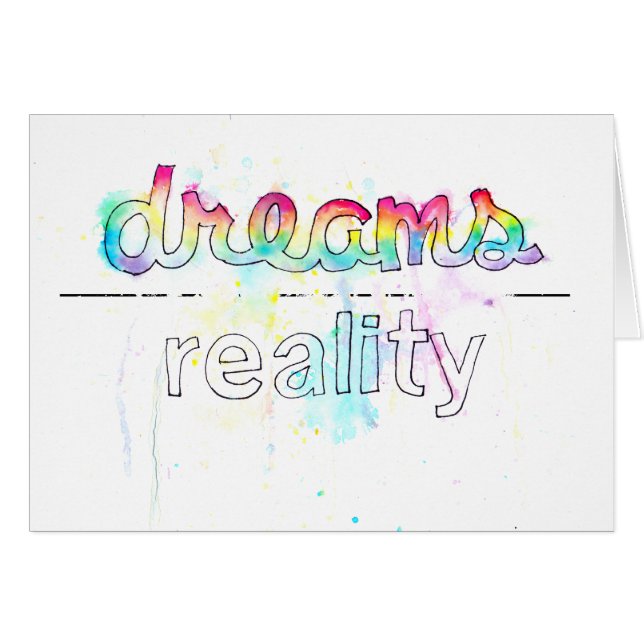 Dreams Into Reality (Front Horizontal)