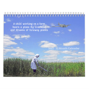 "Dreams Of Faraway Places" 2026 15-Month Calendar
