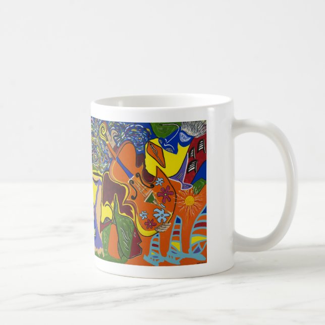 "Dreams of Jamaica" White Mug (Right)