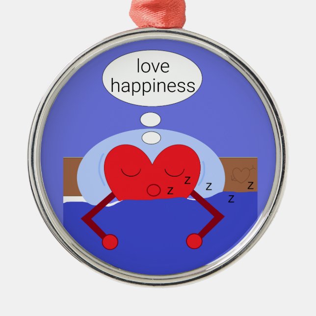 Dreams of My Heart II Metal Tree Decoration (Front)