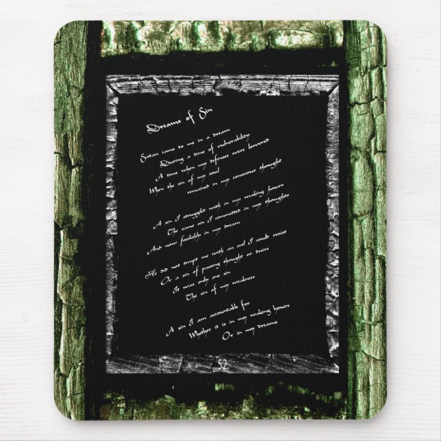 Dreams of Sin Mouse Pad (Front)