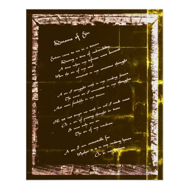 Dreams of Sin Poster (Front)