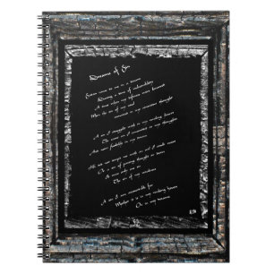 Dreams of Sin Spiral Notebook