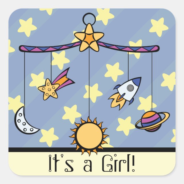 Dreams of Space Mobile Announcement Sticker (Front)