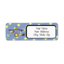 Dreams of Space Mobile Return Address Label