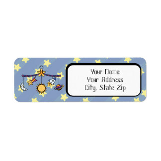 Dreams of Space Mobile Return Address Label