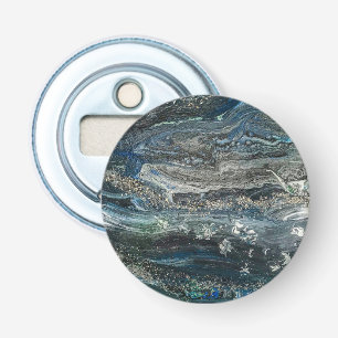 Dreams of the ocean'20 abstract painting bottle opener