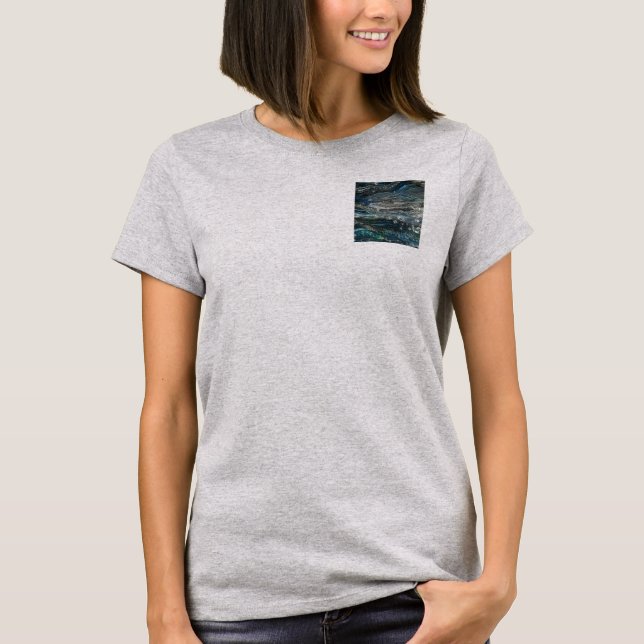 Dreams of the Ocean'20 abstract painting  T-Shirt (Front)