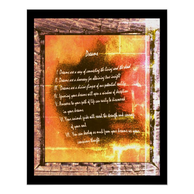 Dreams Poster (Front)