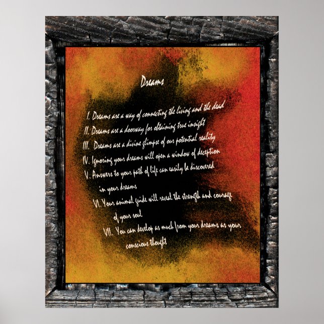 Dreams Poster (Front)