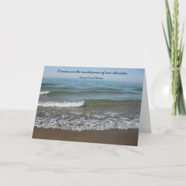 Dreams Thoreau Graduation Card (Front)