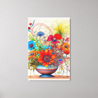 dreams through the fabric of dawn canvas print