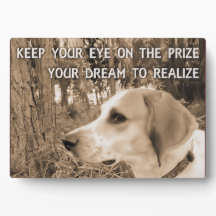 Dreams to Realize Plaque is Dog Pawsitive