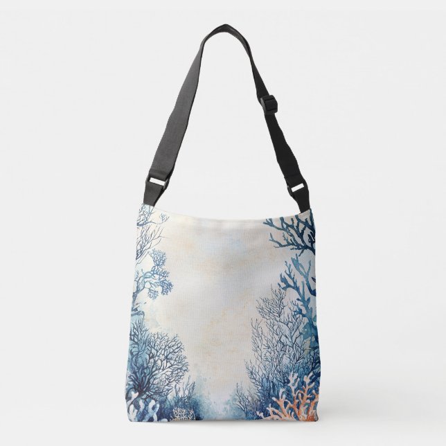 Dreams under the sea crossbody bag (Front)
