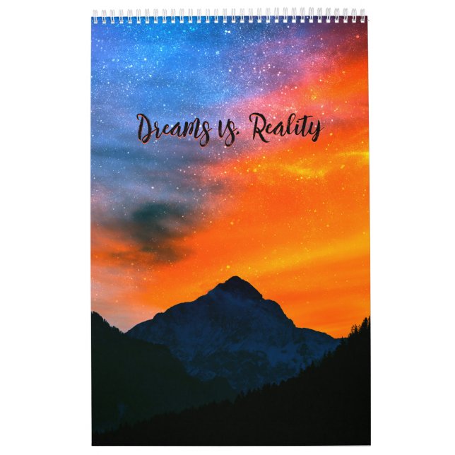 Dreams vs reality calendar (Cover)