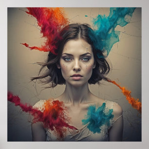 Dreamscape Beauty - Ethereal Art Poster