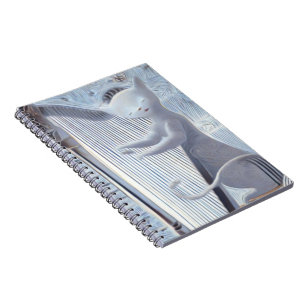 Dreamscape Cat Harp – Notebook