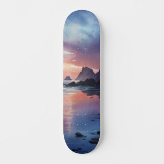 Dreamscape Coastal Sunset Deck Skateboard