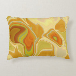 Dreamscape in Gold Decorative Cushion