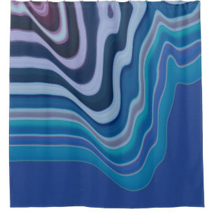 Dreamscape in Gold Shower Curtain