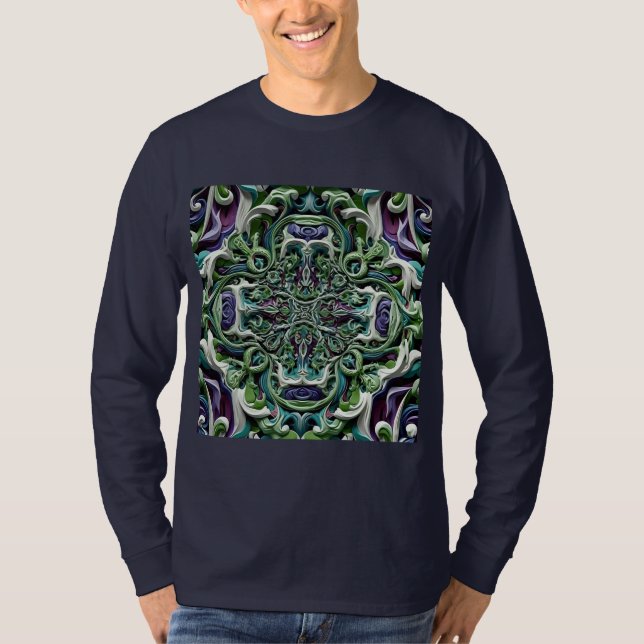 Dreamscape Motion – Artistic Abstract Tee (Front)