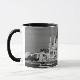 Dreamscape Palace Panorama Black and White Mug