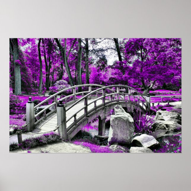 Dreamscape Purple Forest  Poster (Front)