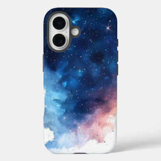 Dreamscape Watercolor Galaxy Phone Case