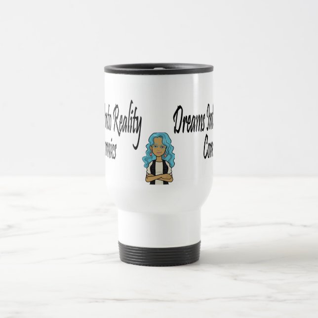 DreamsIntoRealityComics Ashlyn Tempest Cover Art Travel Mug (Center)