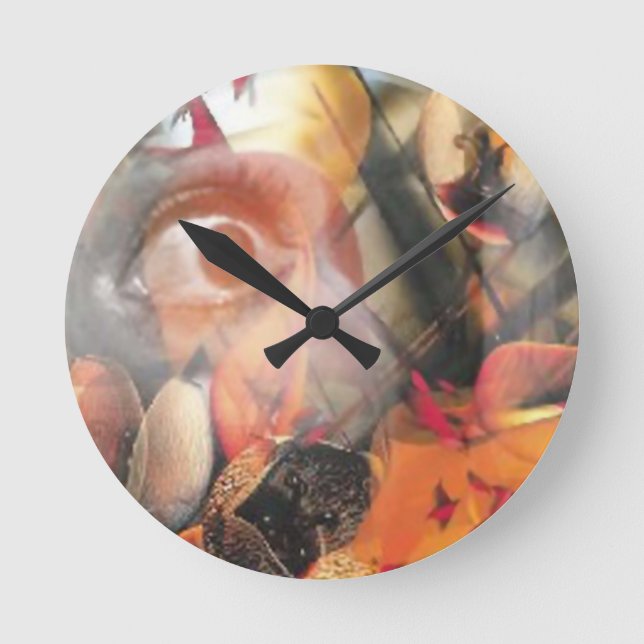 Dreamtime Round Clock (Front)