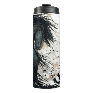 DreamWalker Horses by Bihrle Thermal Tumbler