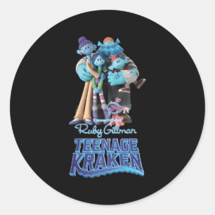 Dreamworks Ruby Gill Nage Kraken The Gills Classic Round Sticker