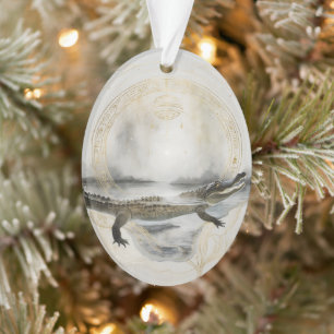 Dreamwoven Guardian Alligator Ornament
