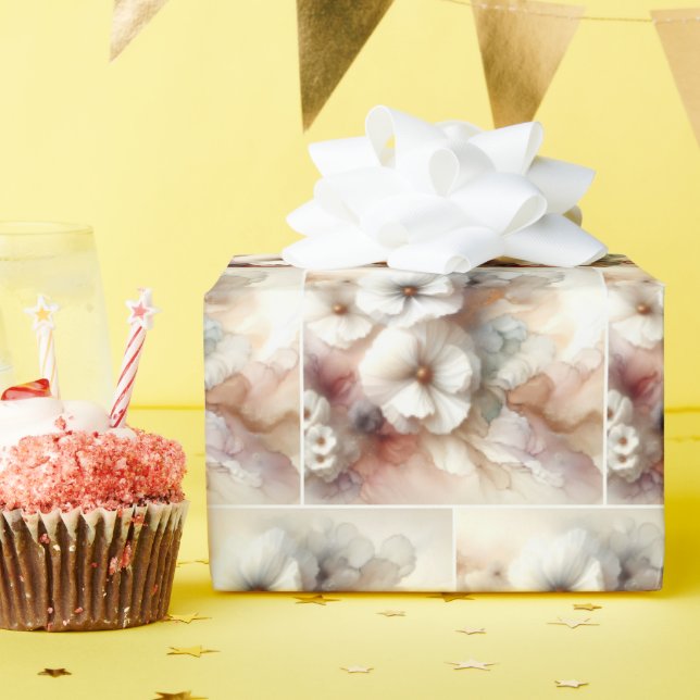 Dreamy Abstract Cosmos Collection Wrapping Paper (Birthday Party)
