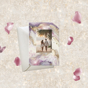 Dreamy Aquarella Wedding Thank You Cards