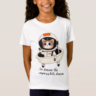 Dreamy astrocat Girl's T-shirt