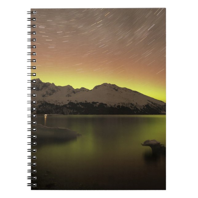 Dreamy Aurora Spiral Notebook (Front)