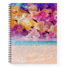 Dreamy beach notebook