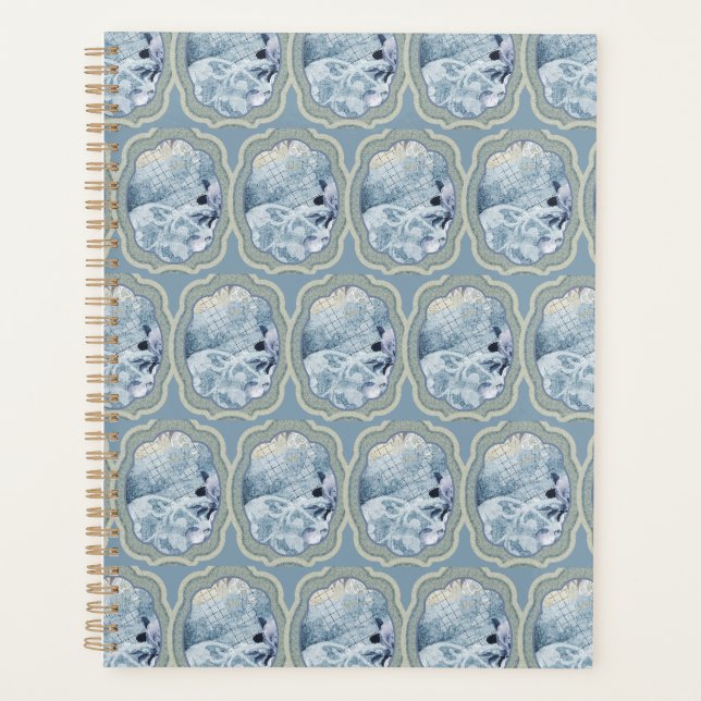 Dreamy Blue Medallions Planner (Front)