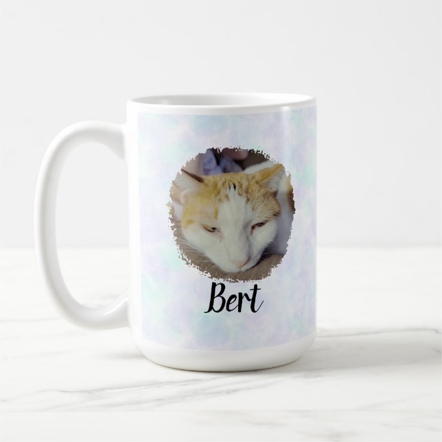 Dreamy Blue Photo Coffee Mug (Left)