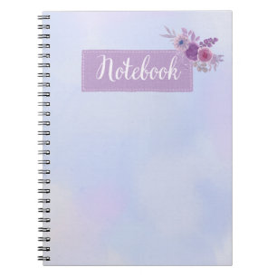 Dreamy Blue & Purple Gradient Notebook