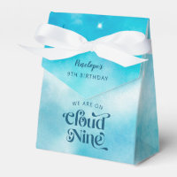 Dreamy Blue Sky Cloud Nine 9th Birthday