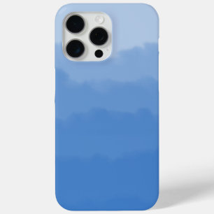 Dreamy blue sky gradient iPhone 15 pro max case