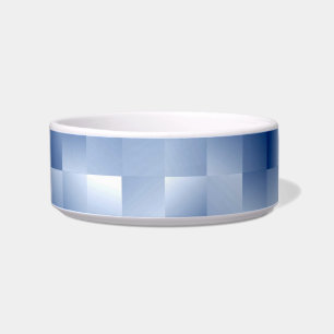 Dreamy Blue Tones in a Square Pattern Bowl